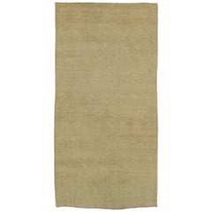 Vintage Turkish Oushak Rug with Modern Mission Style