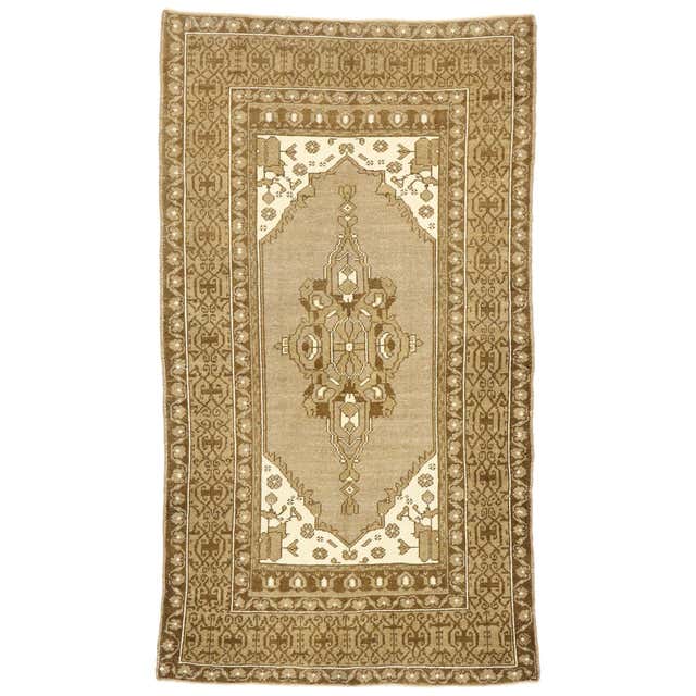 Antique Turkish Oushak Rug with Modern Shaker Style For Sale at 1stDibs ...