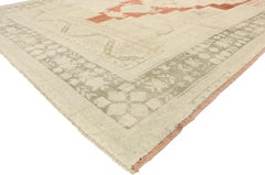 Vintage Turkish Oushak Rug with Modern Spanish Revival Style