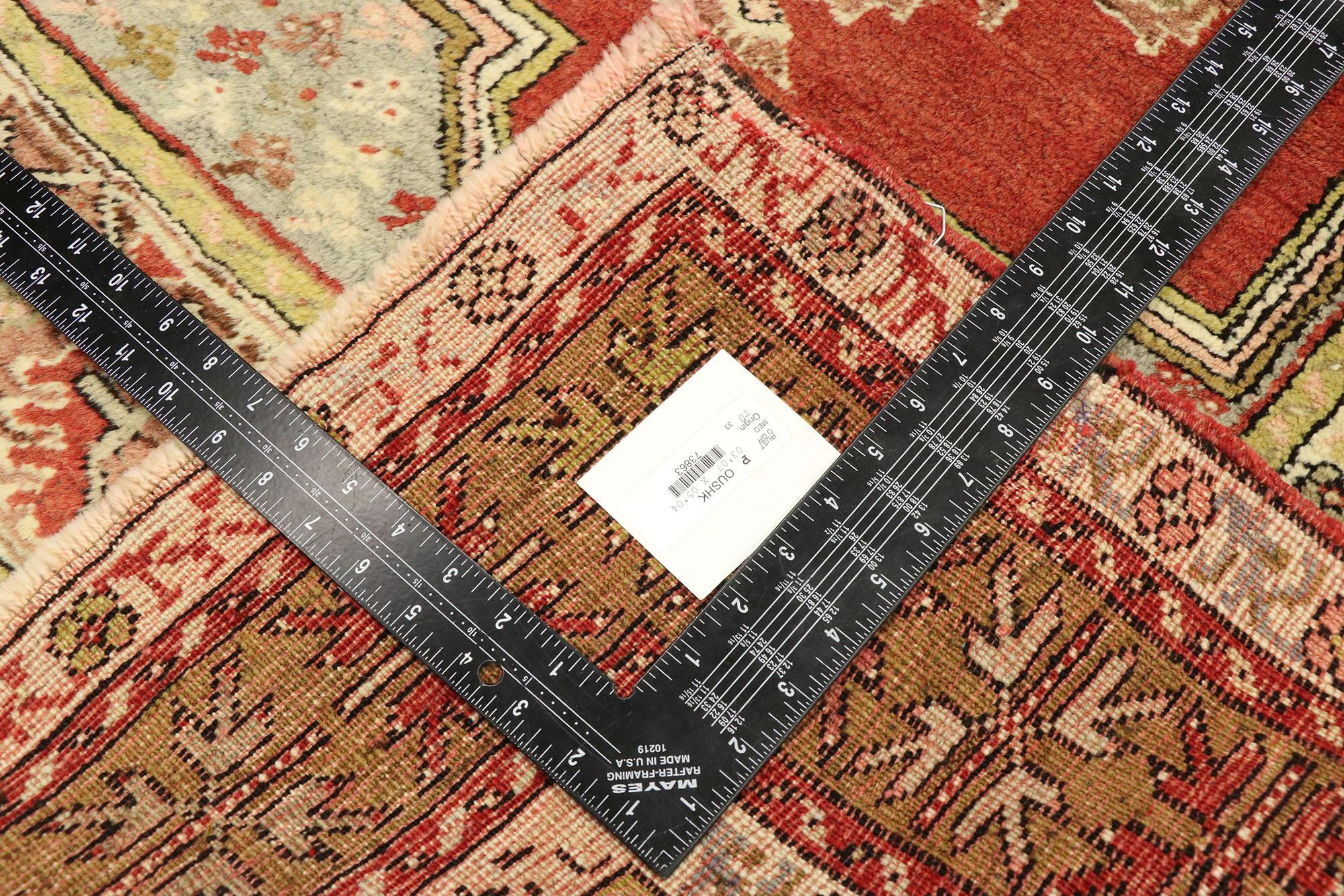 Alfombra Turca Oushak Vintage de Estilo Tradicional Moderno en Bueno estado para la venta en Dallas, TX