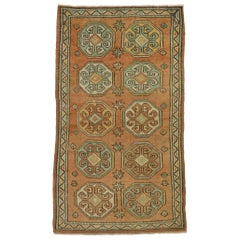 Vintage Turkish Oushak Rug with Rustic Spanish Revival Style