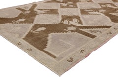 1940'S Turkish Oushak Carpet with Traditional Style