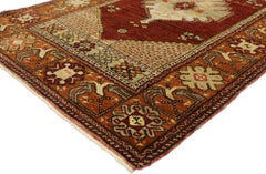 1960's Turkish Oushak Carpet with Modern Style