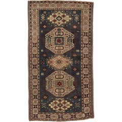 Türkischer Oushak-Teppich im traditionellen modernen Stil, Vintage