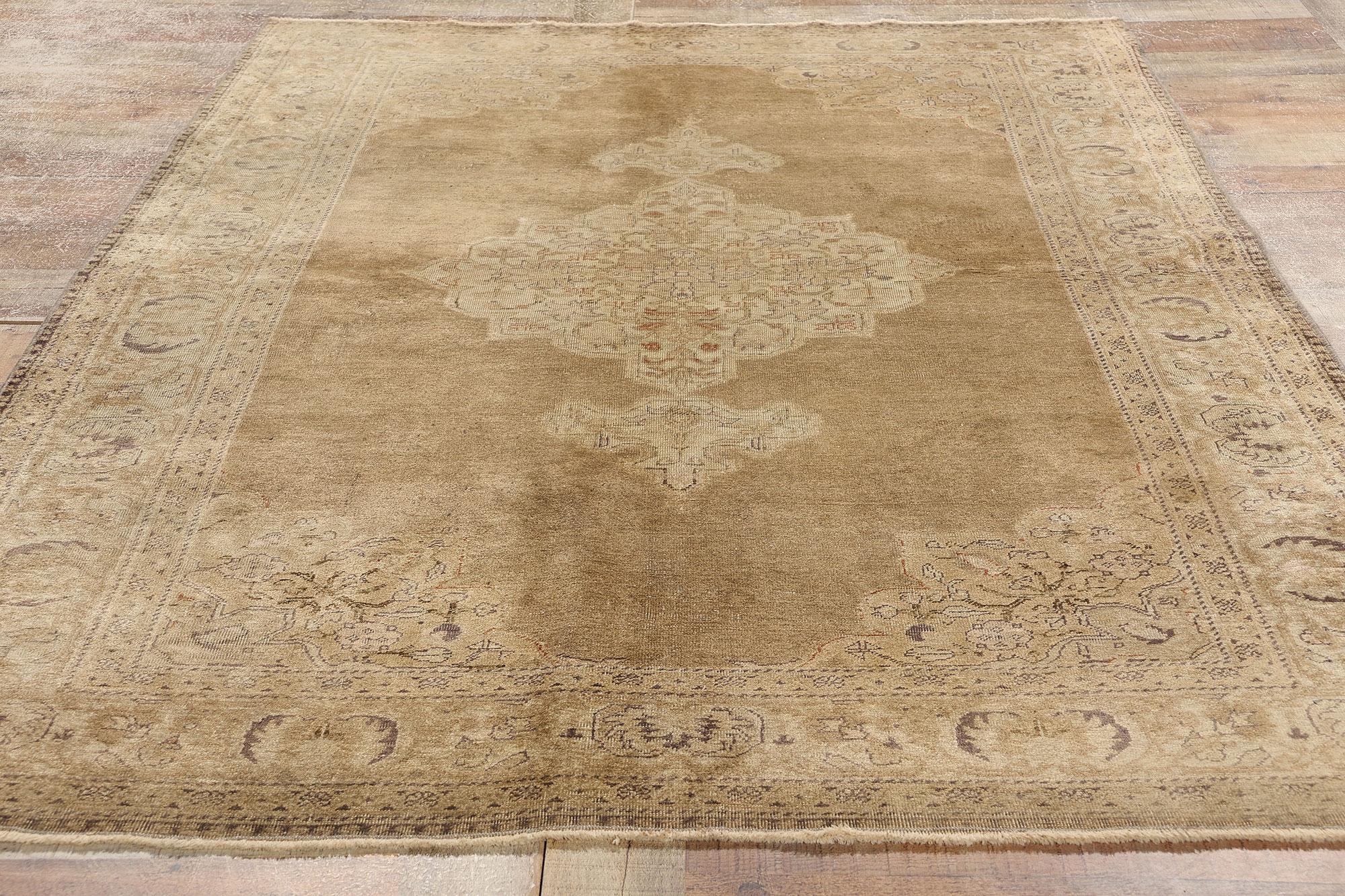 Tapis de Turquie vintage Oushak en vente 1