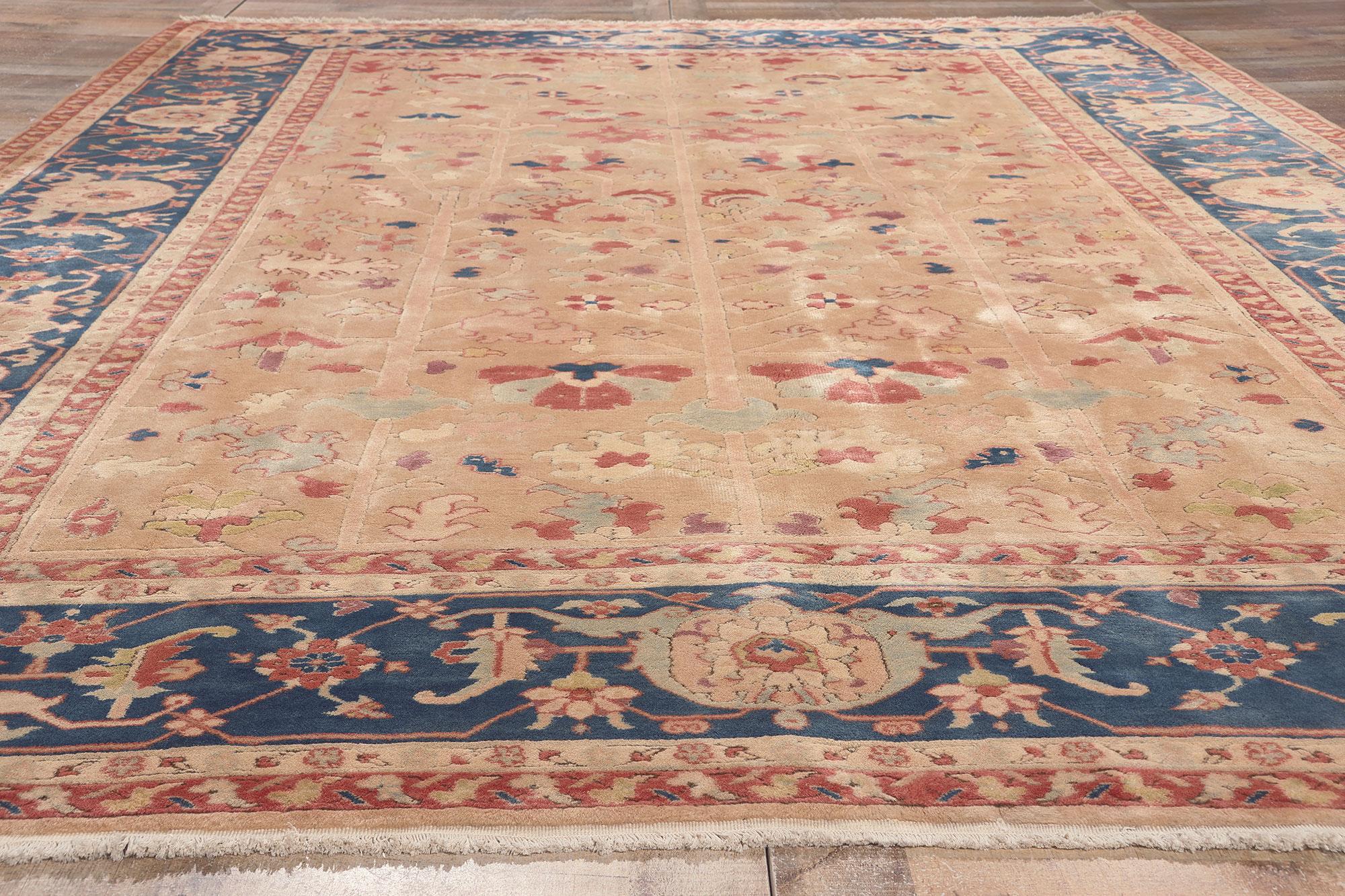 Vintage Turkish Oushak Rug For Sale 2