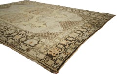 Vintage Turkish Oushak Rug with Traditional Style