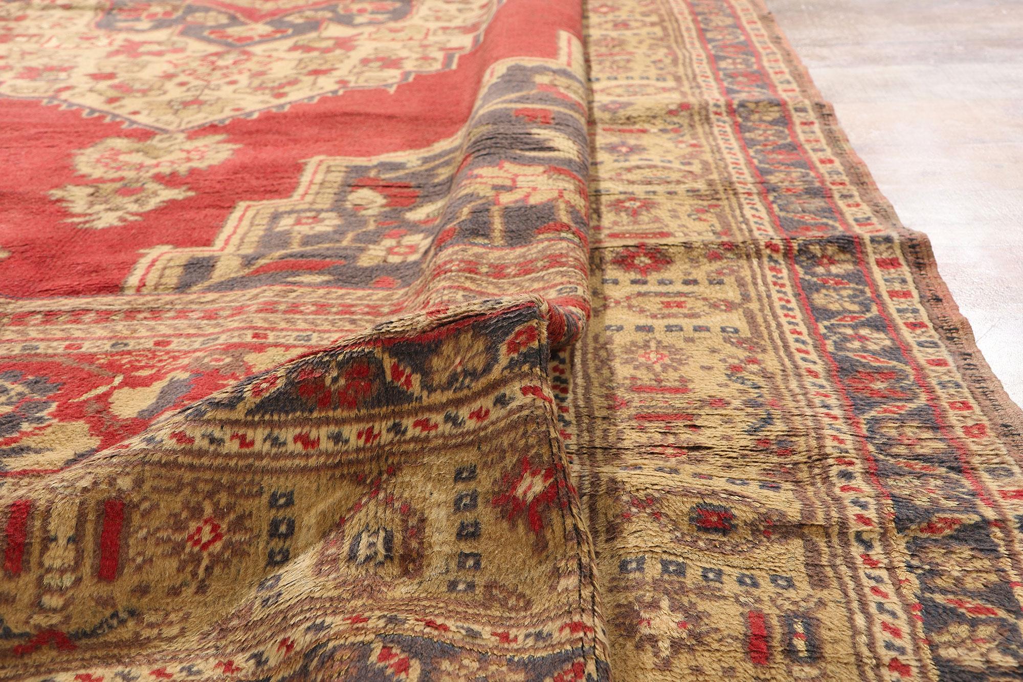 vintage oushak rug