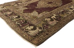 Vintage Turkish Oushak Rug with Venetian Renaissance Style