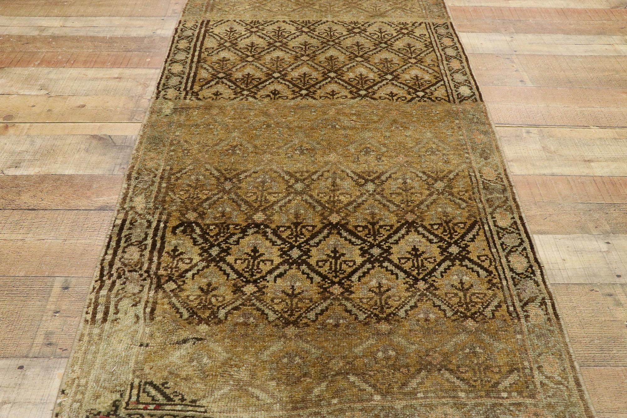 Vintage Turkish Oushak Rug with Warm Shaker Style For Sale 3