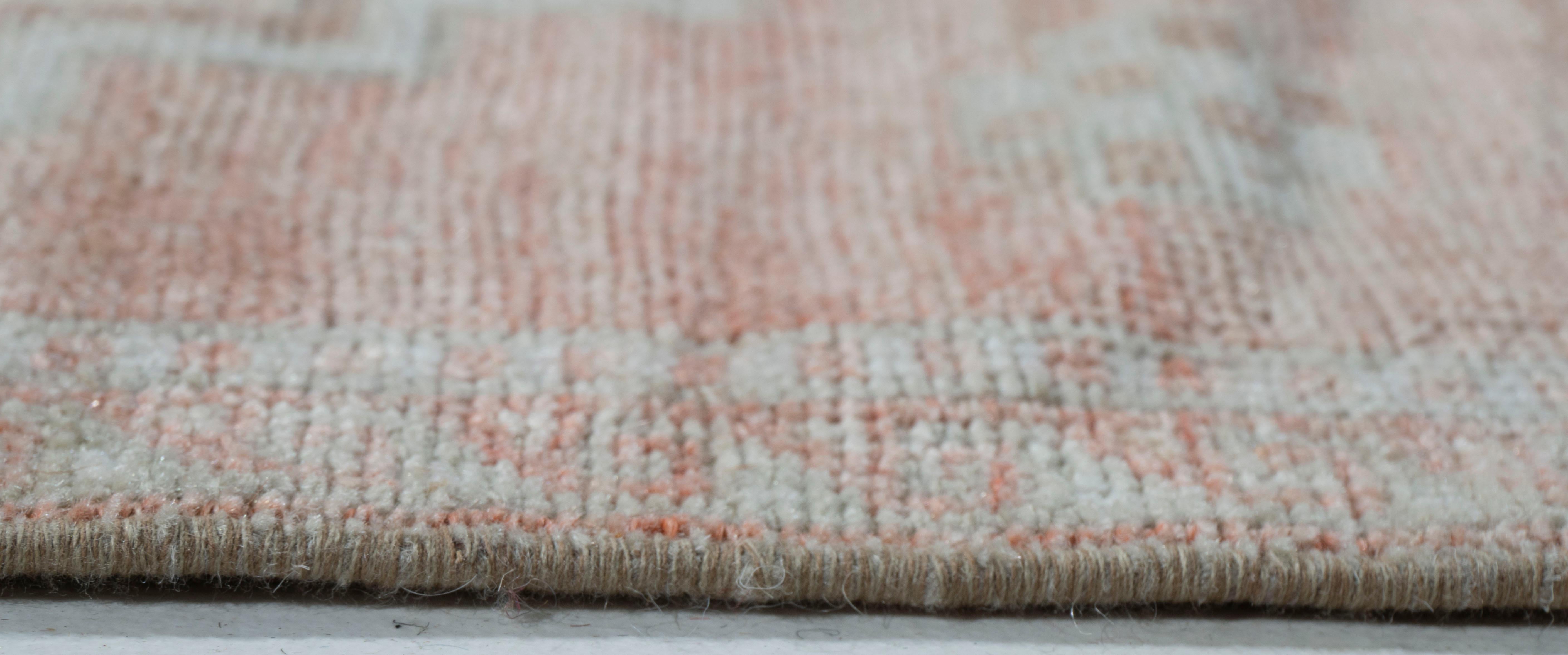 Annodato a mano Vintage Oushak Runner turco 2'1 X 8'11 in vendita