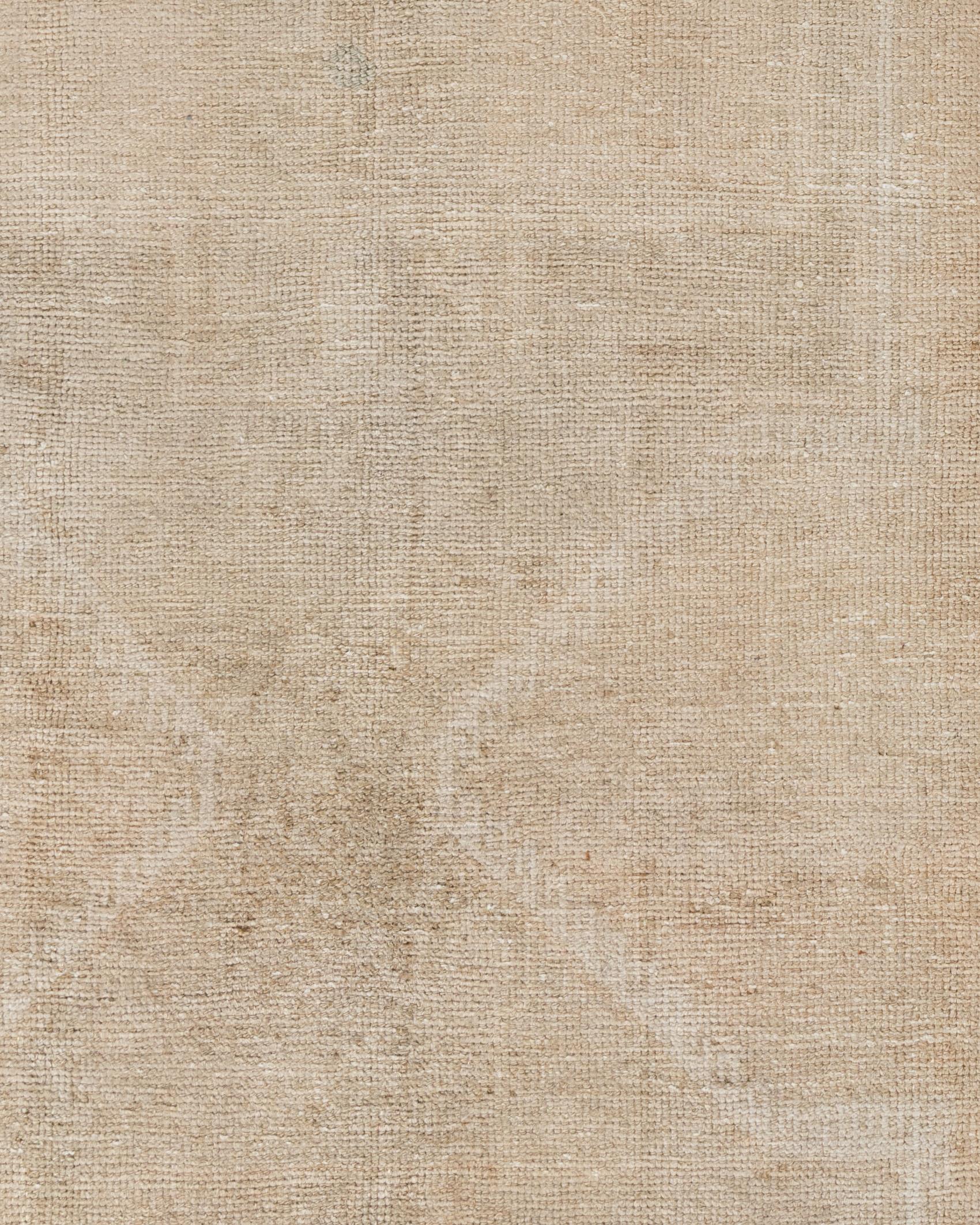 Turco Vintage Oushak Runner turco 2'10 x 13'7 in vendita