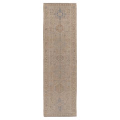 Tapis de couloir turc vintage Oushak  3' x 10'4