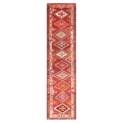 Vintage Turkish Oushak Runner - 3' x 12'