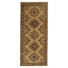 Alfombra turca vintage Oushak  4'9 x 12'6