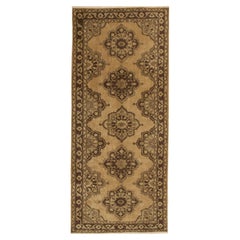 Vintage Turkish Oushak Runner  4'9 x 12'6