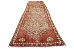 An Anatolian Constellation: Vintage Turkish Oushak Masterpiece of Tribal Grace