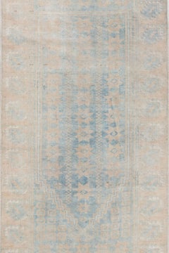 Vintage Turkish Oushak Runner Rug R2598