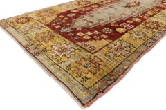 1950’s Turkish Oushak Carpet with Modern Style