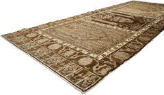 Vintage Anatolian Saph Runner, Turkish Prayer Runner with Multiple Mihrabs