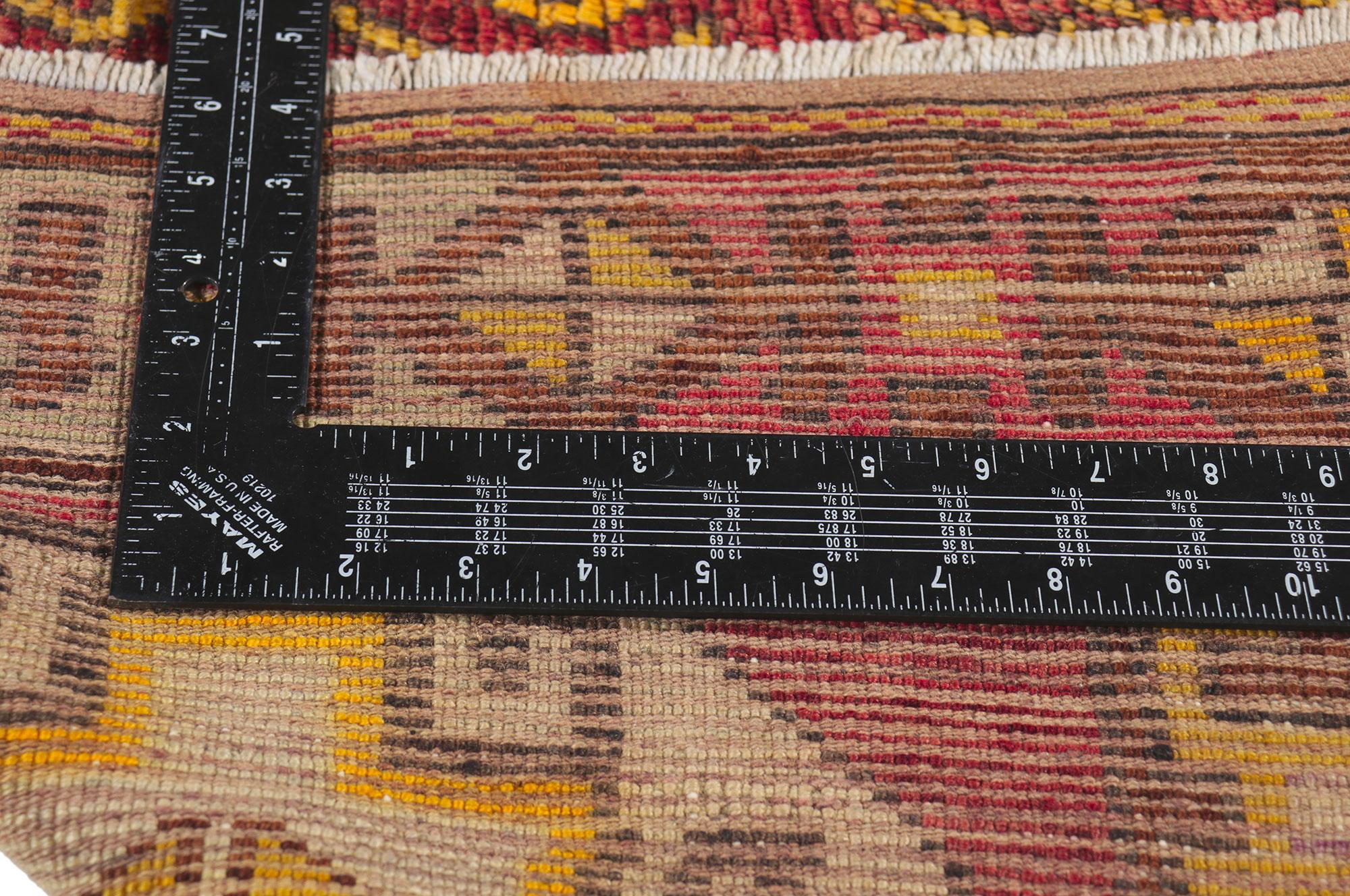 Vintage Turkish Oushak Runner with Modern Tribal Style, Gallery Rug 1