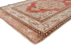 Vintage Turkish Oushak Runner with Tudor Style