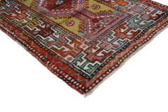 1970's Colorful Turkish Oushak Carpet