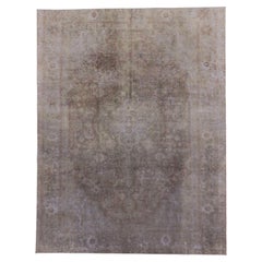 The Ethereal Palimpsest: Vintage Turkish Overdyed Masterpiece of Industrial Luxe
