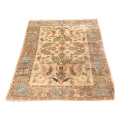 Vintage Turkish Pastel Oushak Area Rug circa 1960s