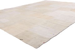 Vintage Turkish Patchwork Kilim Rug with Modern Style