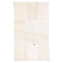 Tappeto turco patchwork vintage Rug & Kilim con stile moderno scandinavo