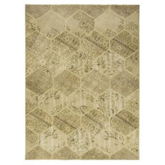 Alfombra turca vintage Patchwork Alfombra 7'8 x 10'6