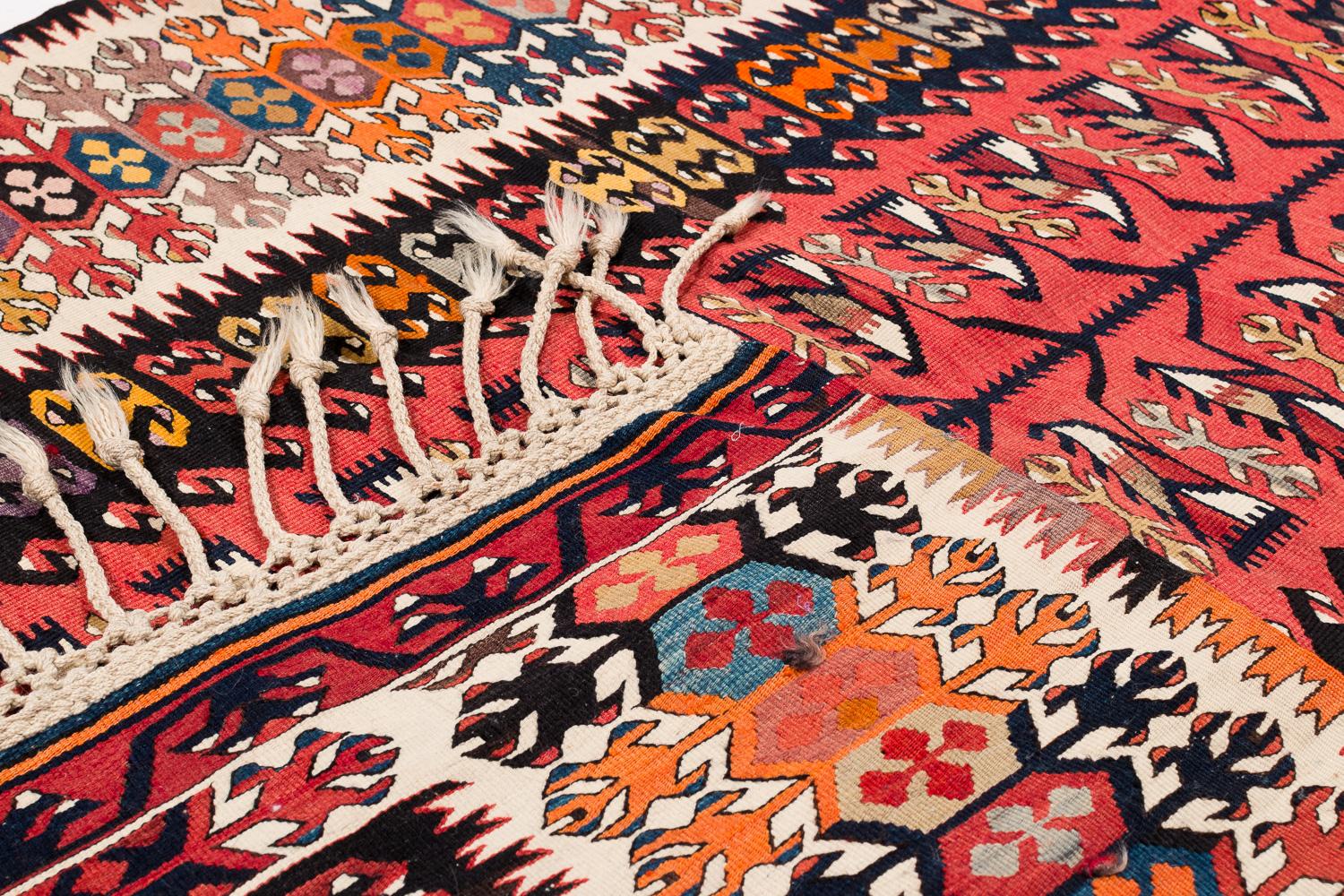 Vintage Turkish Prayer Kilim In Excellent Condition In New York, NY