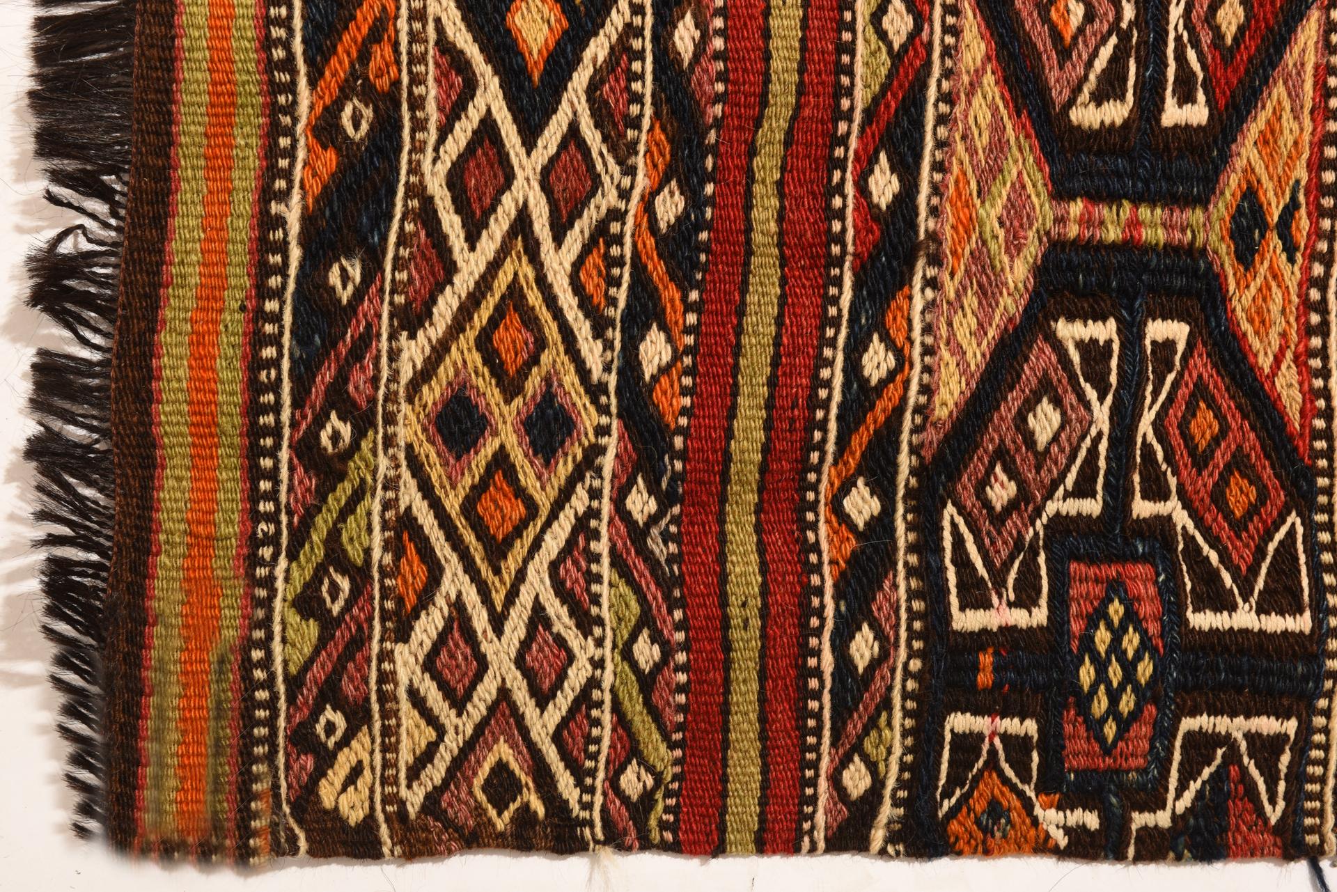 Türkischer seltener Vintage-Kelim (Wolle) im Angebot