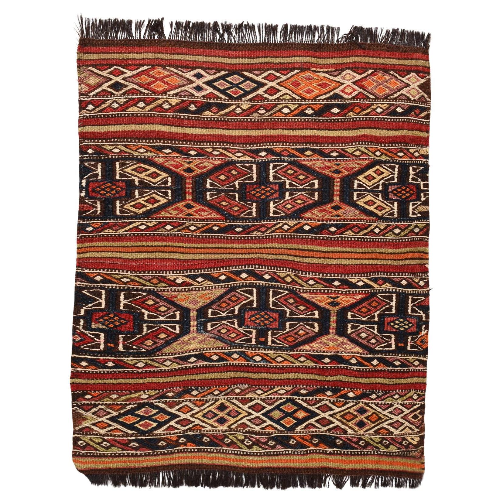 Vintage Turkish Rare Kilim