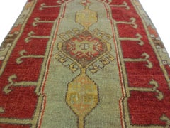 Türkischer roter Läufer, Vintage