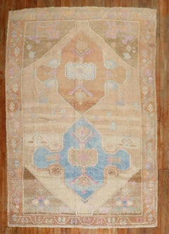 Zabihi Collection Vintage Geometric Turkish Room Size Rug