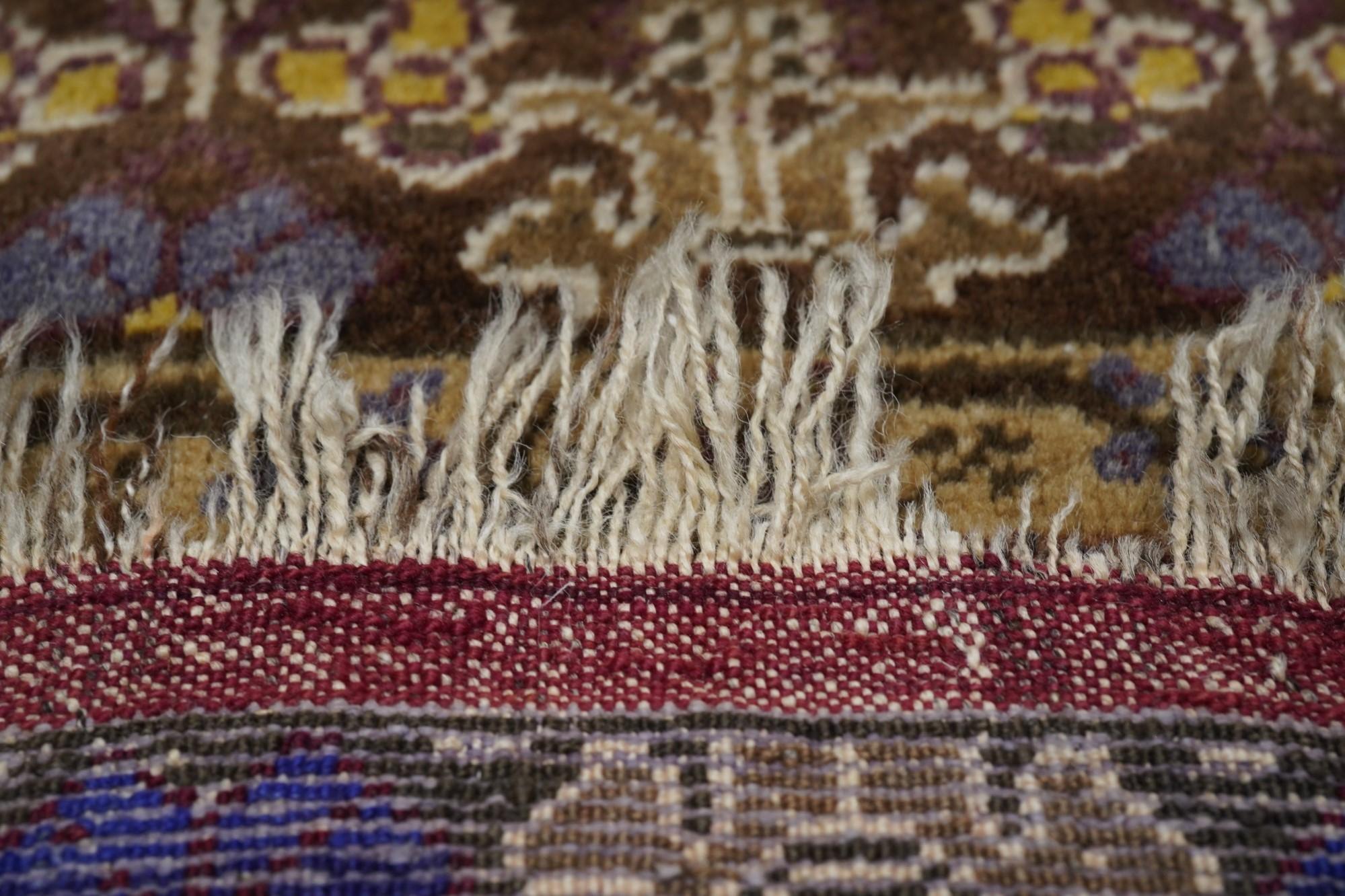Türkischer Teppich im Vintage-Stil 1'8'' x 3'9'' im Angebot 6