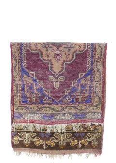 Tappeto turco vintage 1'8'' x 3'9''