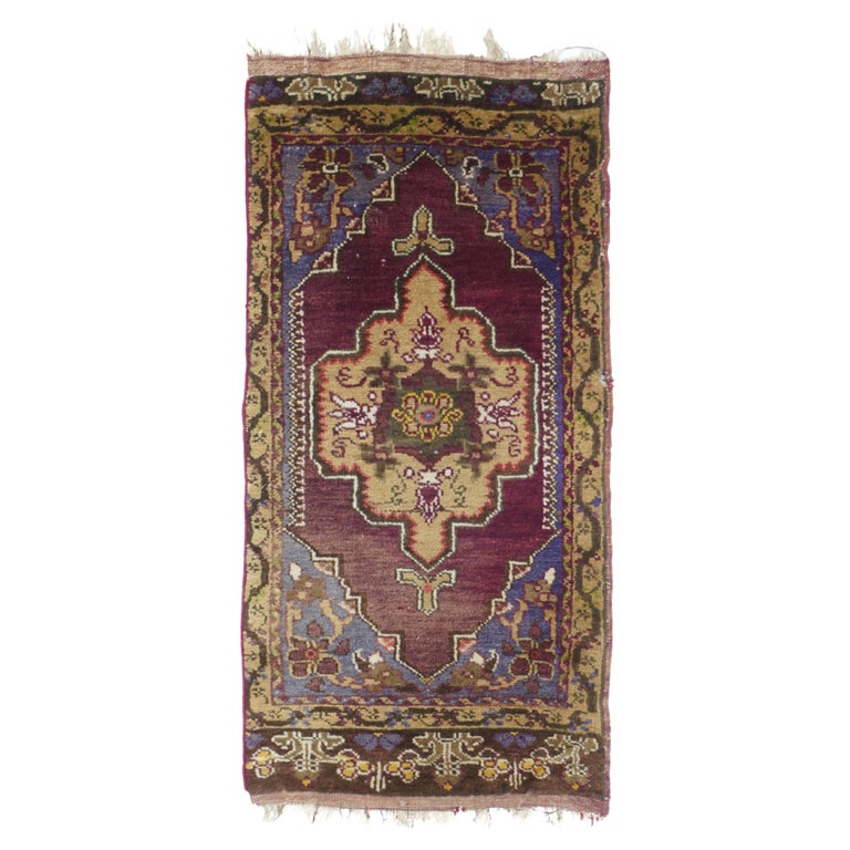 Vintage Turkish Rug For Sale at 1stDibs