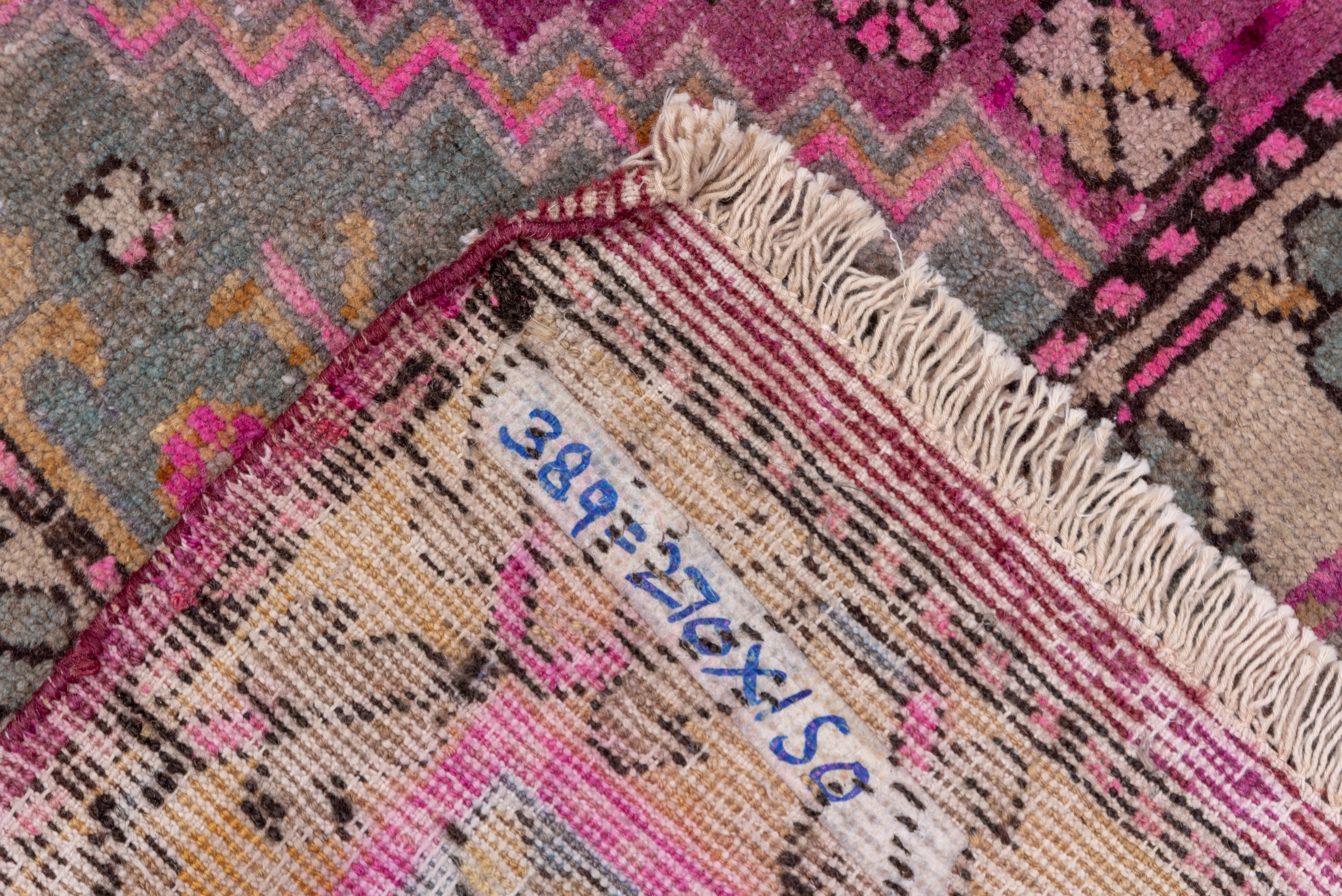 Türkischer Vintage-Teppich 1950/60er Jahre (Handgeknüpft) im Angebot