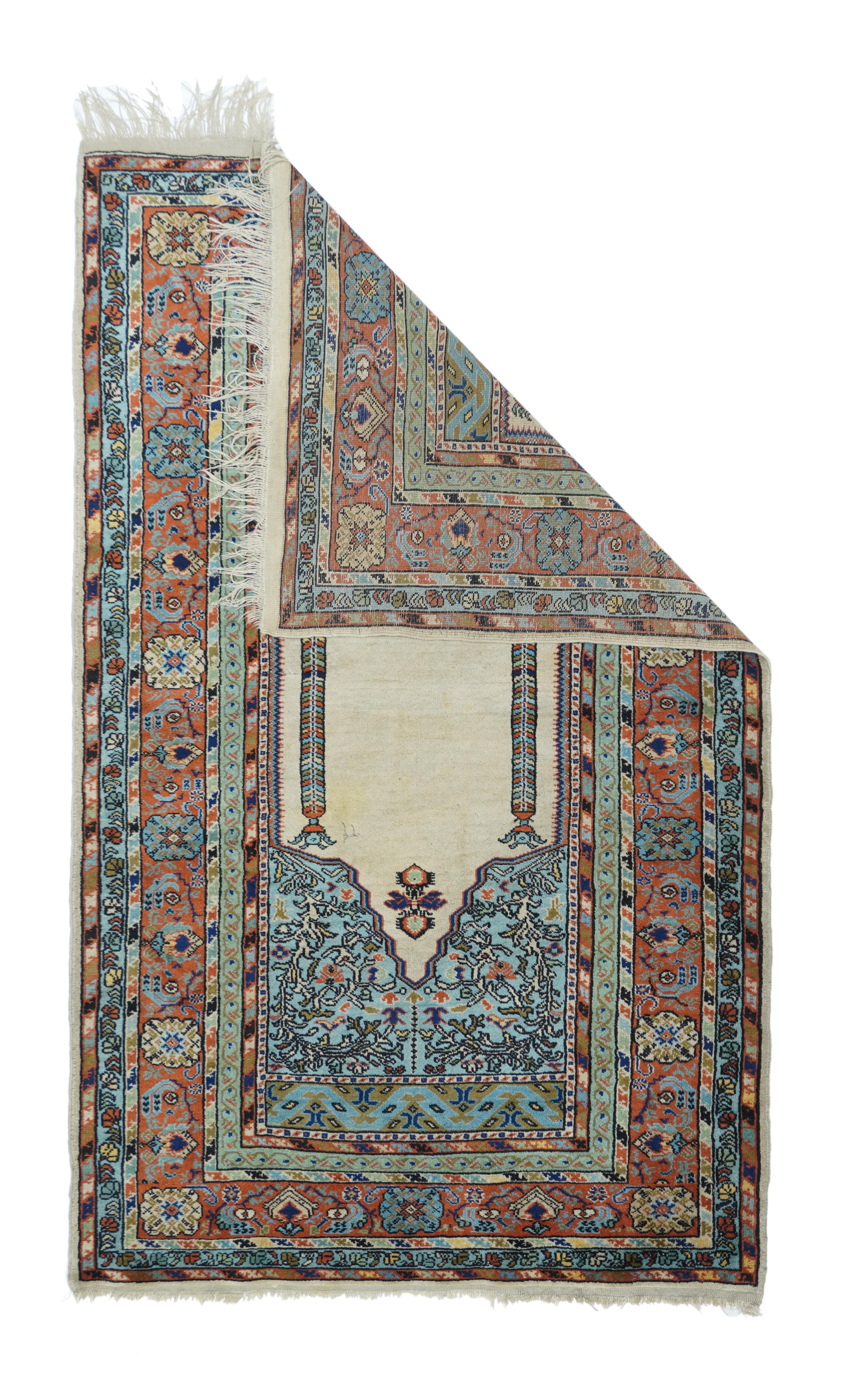 Türkischer Teppich im Vintage-Stil 4'1'' x 6'7'' im Angebot 6