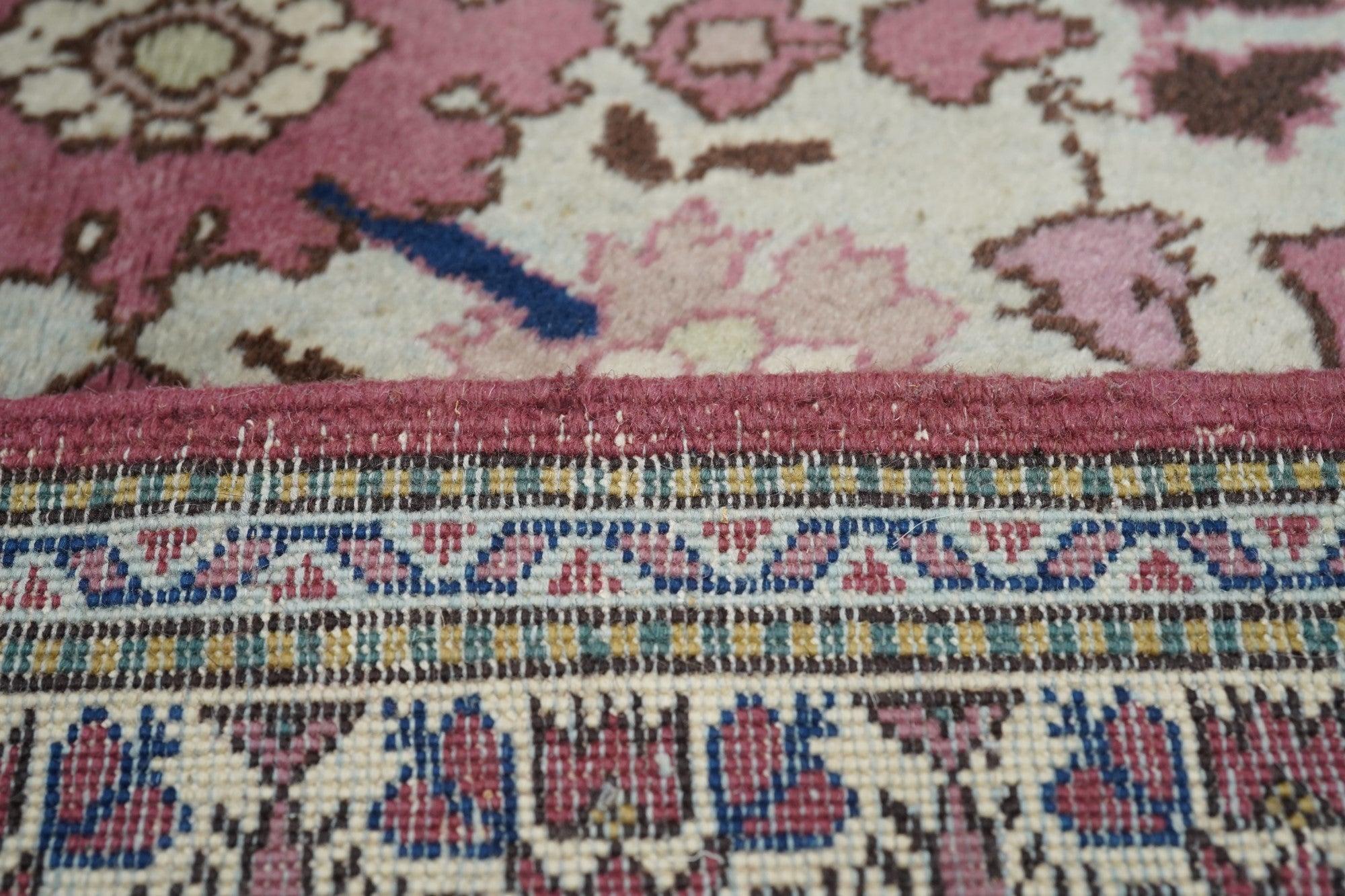 Türkischer Vintage-Teppich 7'2'' x 10'8'' im Angebot 6