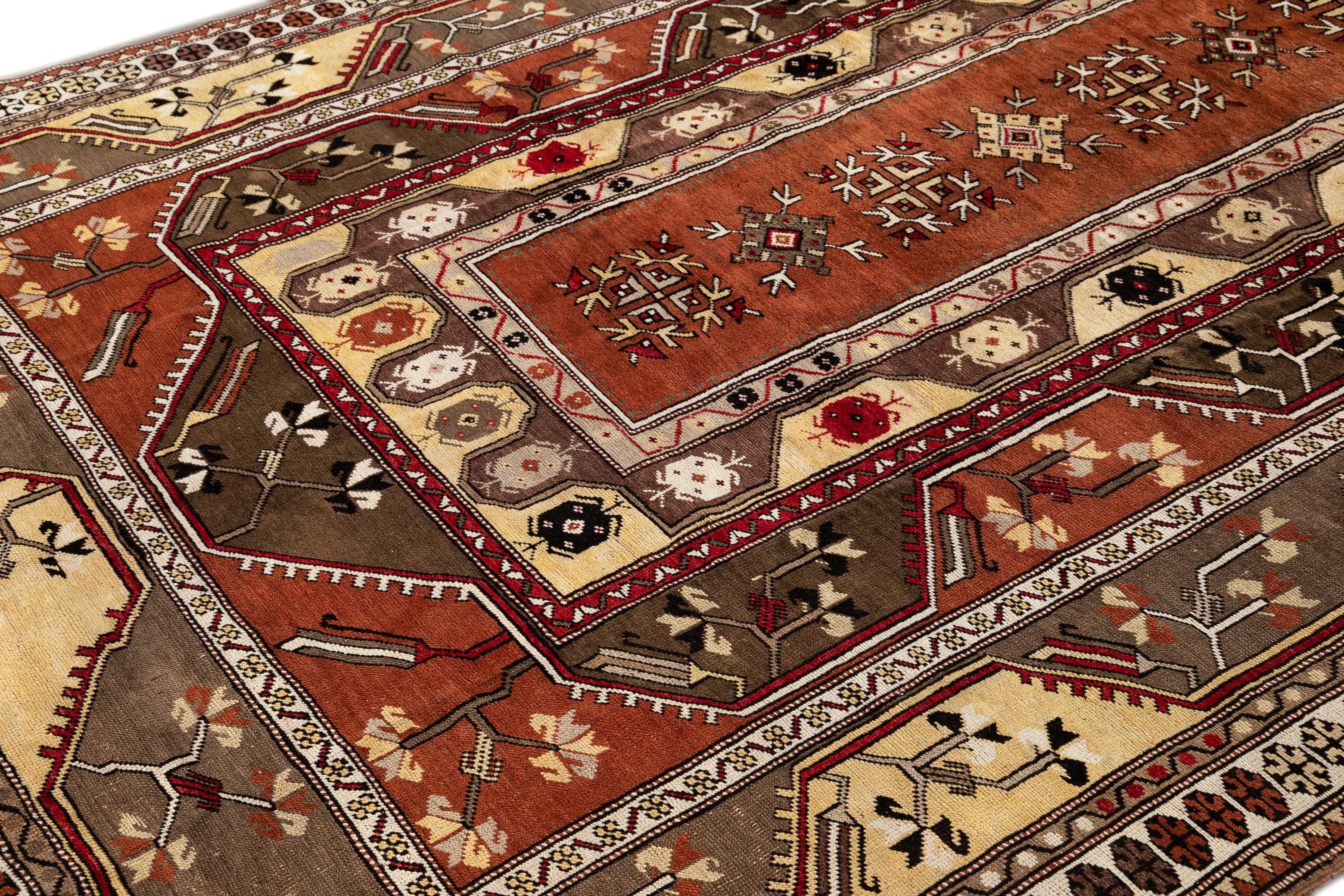 Türkischer Teppich, Vintage im Angebot 3