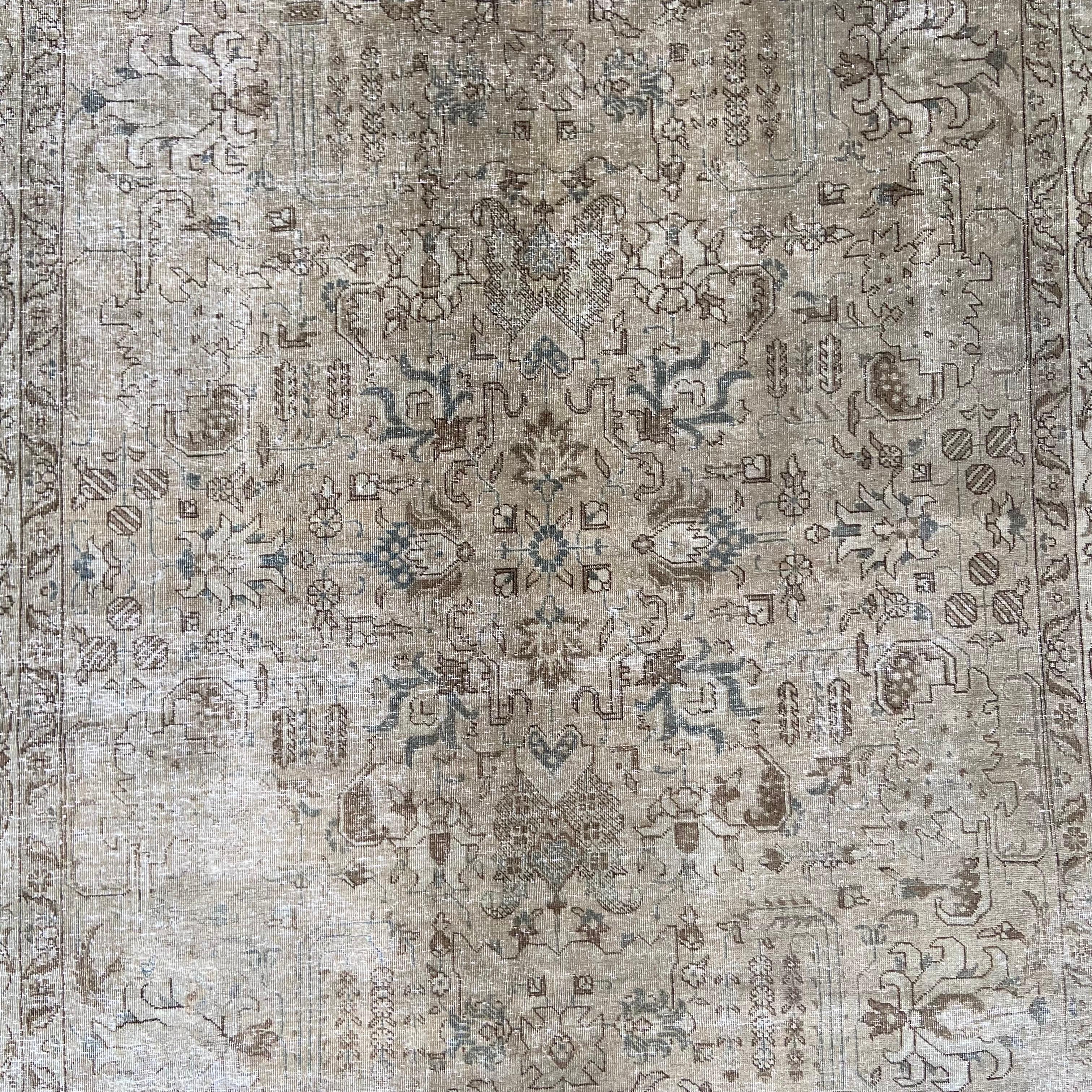 Vintage rug 80” x 120”
The warm colors as well as intricate patterns not only adds character but also makes it truly one-of-a-kind. Some pattern and color variation with vintage items is normal. Beautiful rug has a deep oiled look with colors