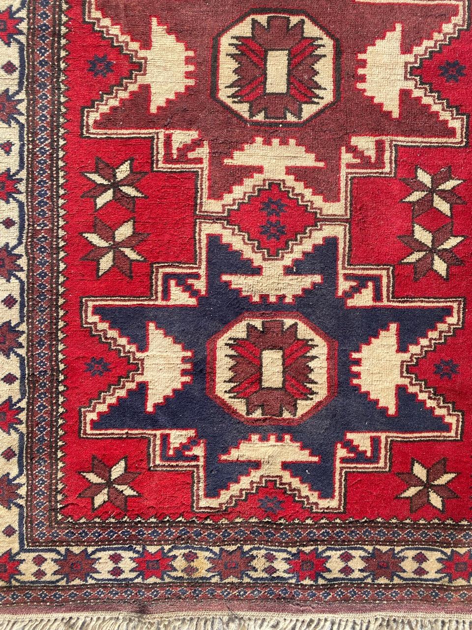 Kazak Bobyrug’s nice Vintage Turkish Rug For Sale