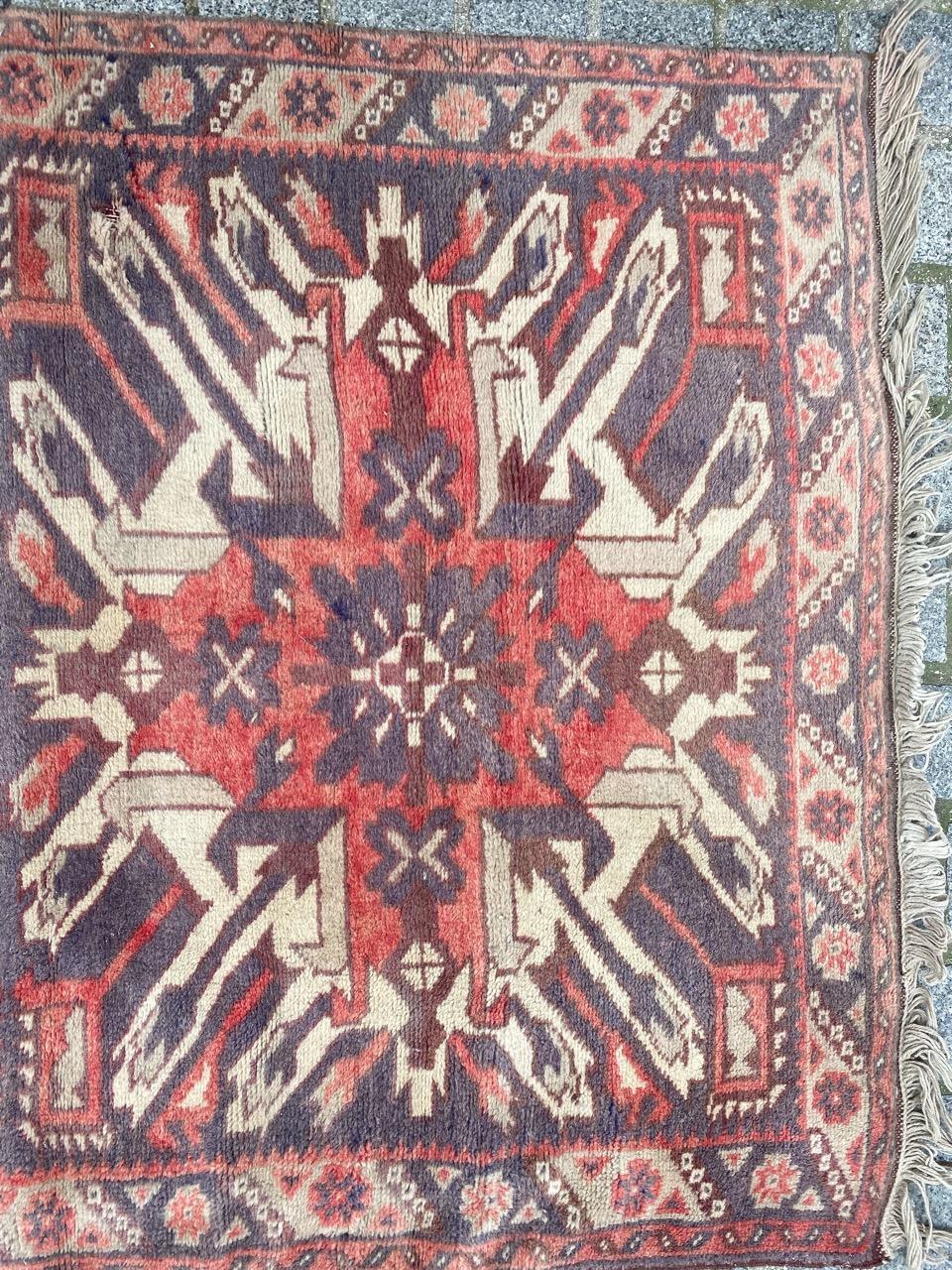 Bobyrug's Vintage Türkischer Teppich (Handgeknüpft) im Angebot