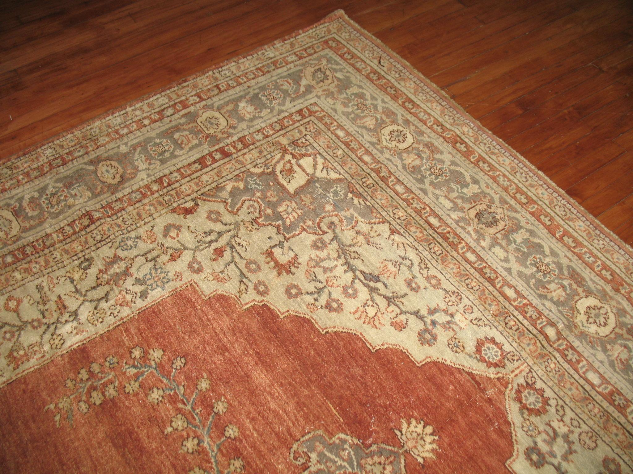 Zabihi Collection Raumgröße Vintage Türkischer Teppich (Handgewebt) im Angebot
