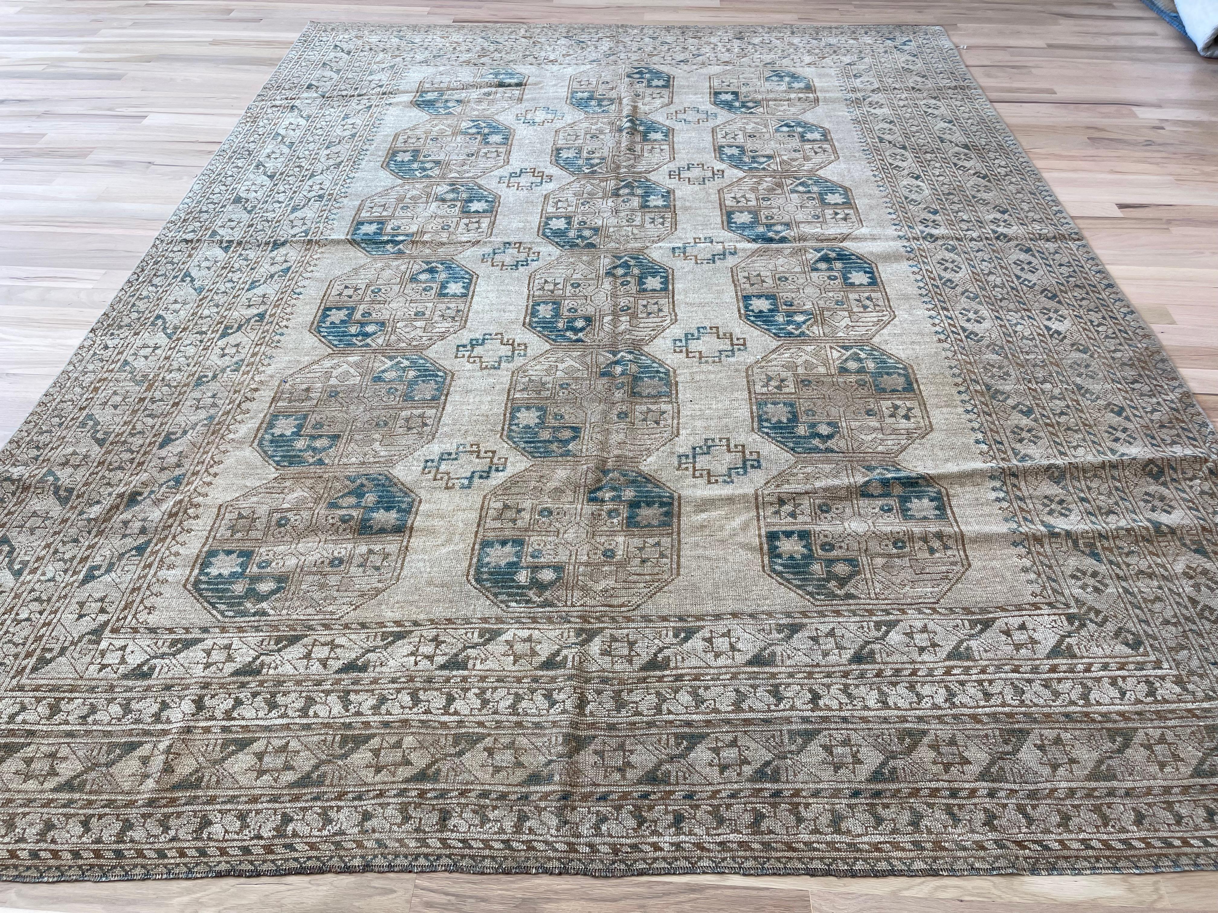 Contemporary Vintage Turkish Rug For Sale