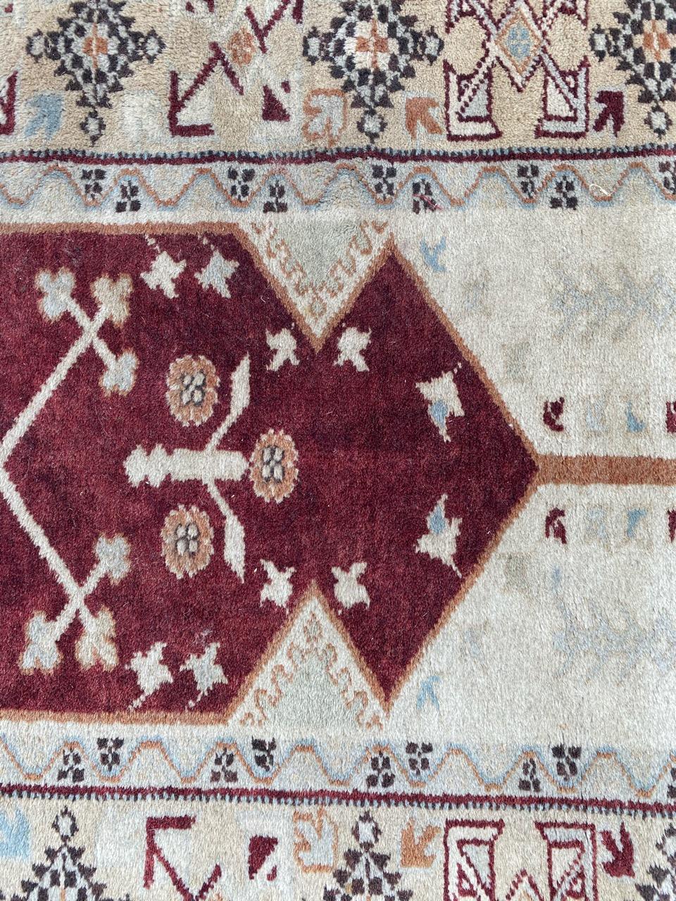 Wool Vintage Turkish Rug For Sale